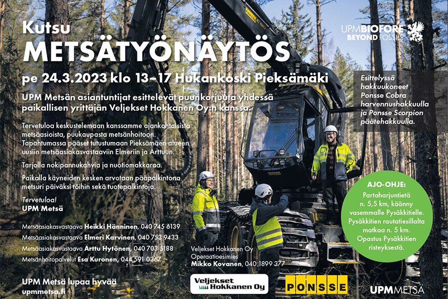 Metsätyönäytös Pieksämäki